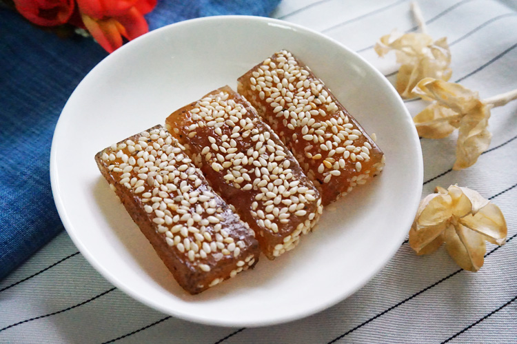 潮汕特产汕尾海丰应利明糖芝麻软糖清甜嚼劲美食糕点零食300克盒