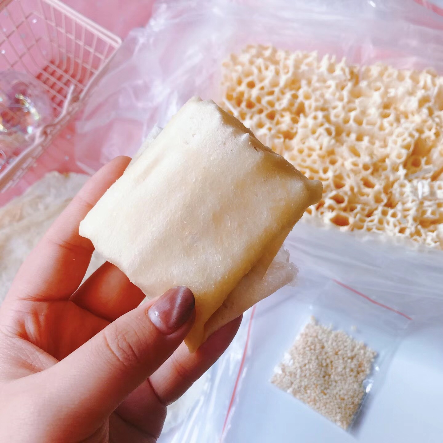潮汕特产糖葱薄饼皮现做现卖纯手工零添加春卷皮半斤装