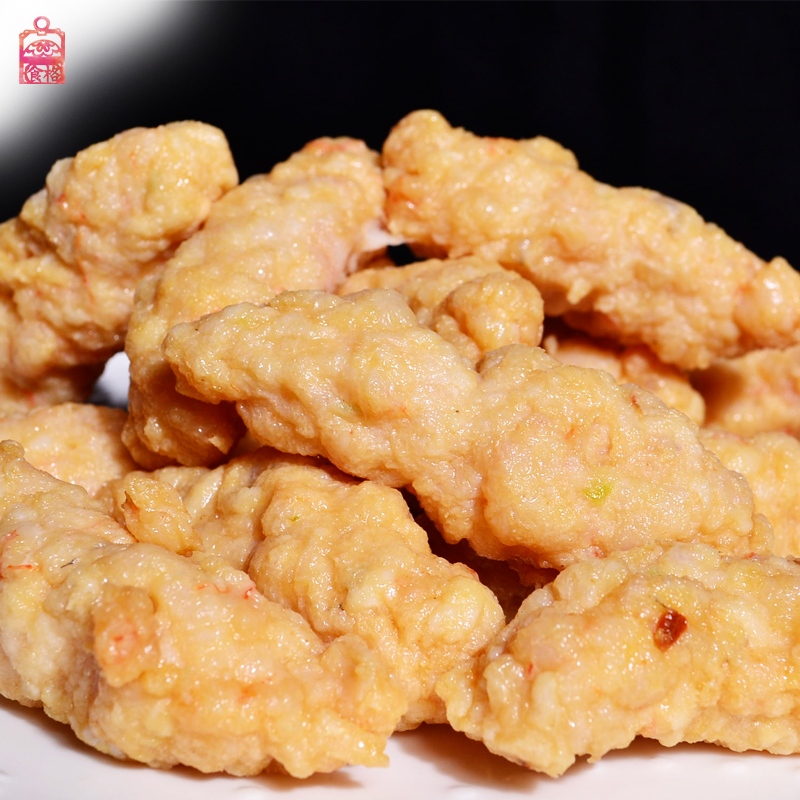 新鲜现做 鲜炸虾枣 不含防腐剂和色素 潮汕火锅丸子125g 拼4包邮
