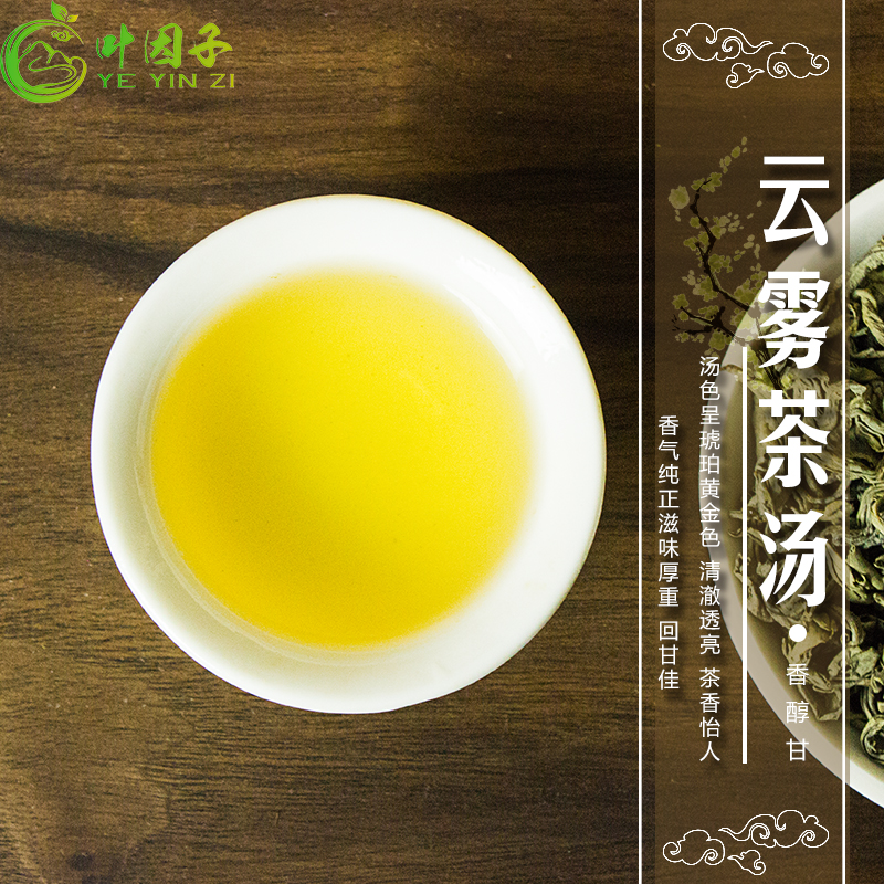 叶因子潮汕功夫茶 揭阳炒茶揭西岸洋云雾高山炒茶浓香型绿茶1斤装