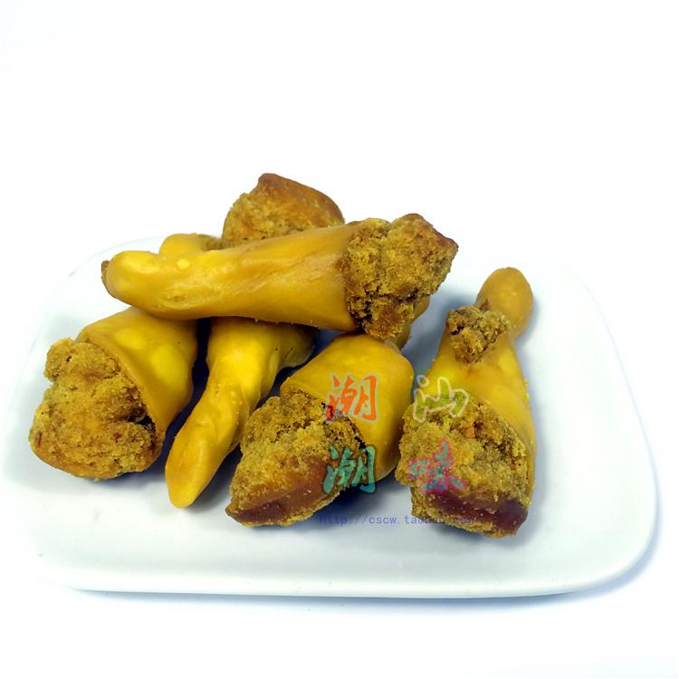 潮汕特产零食小吃8090后 怀旧酥皮香鸡腿160g装 面制鸡腿4份包邮