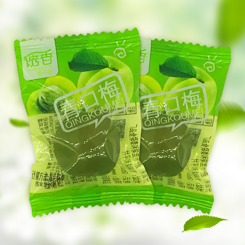 青口梅脆梅青梅果爽口酸甜梅子蜜饯果脯果干果休闲零食品袋装108g