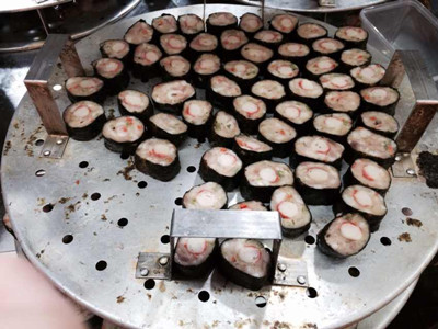 包顺丰 潮汕小吃 广州茶楼早茶点心 蟹柳紫菜卷 日式寿司卷 500克