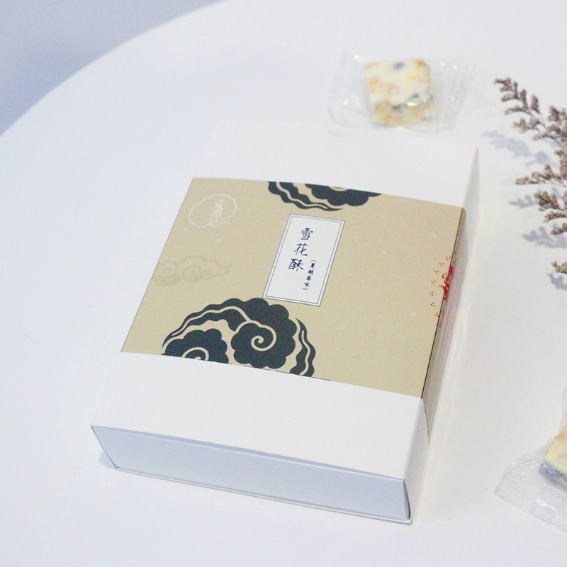 觅潮记 手工雪花酥自制糕点ins网红零食奶酥牛轧糖饼干抹茶味原味