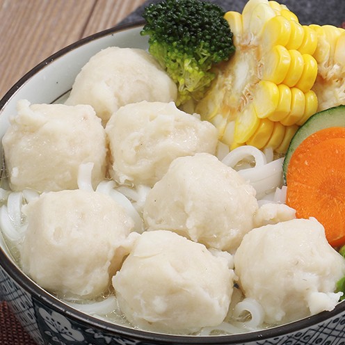 阿兴【墨鱼丸500g】广东汕头潮汕特产正宗手工花枝墨斗丸食材顺丰