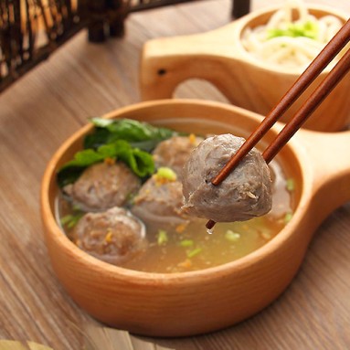 阿兴【牛筋丸500g】广东潮汕特产汕头潮州火锅烧烤正宗手打丸子