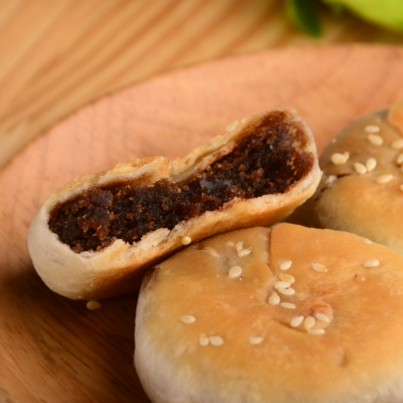红豆饼当天制作买二送一纯手工潮汕惠来绿豆饼特产馅饼糕点素食饼